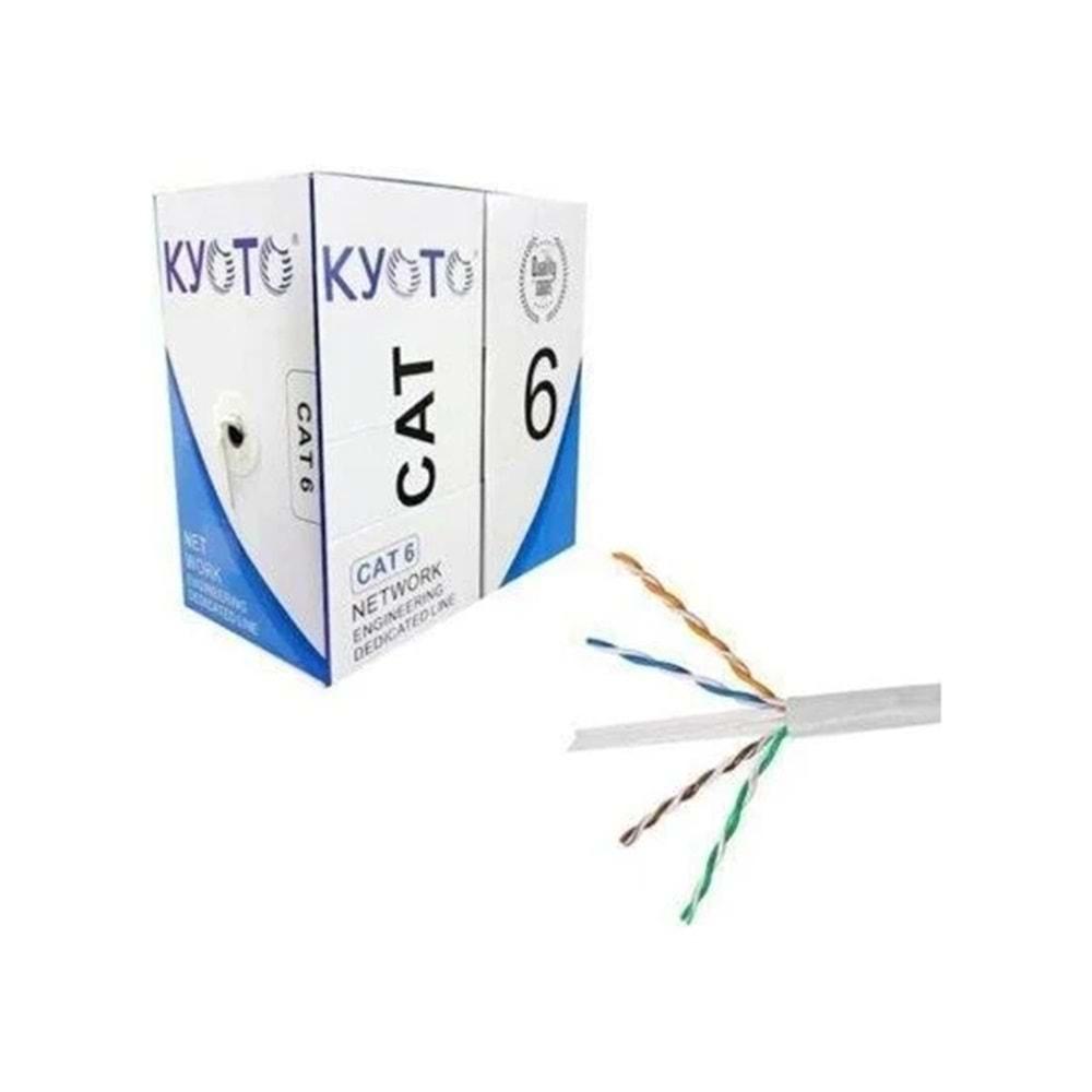 KYOTO CAT6 İÇ ORTAM KABLO 305mt 24AWG CCA