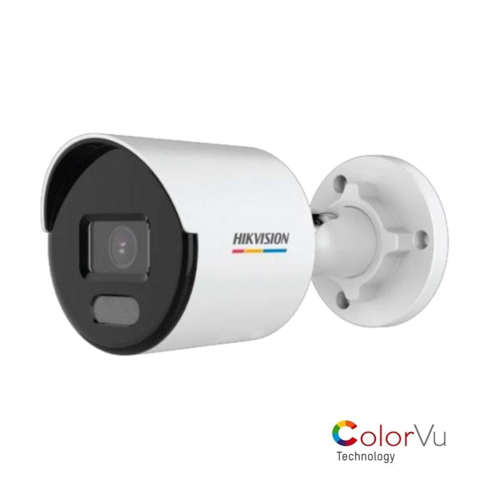 HIKVISION DS-2CD1027G0-LUF 2MP 4mm ColorVu 30mt IR PoE BULLET IP KAMERA