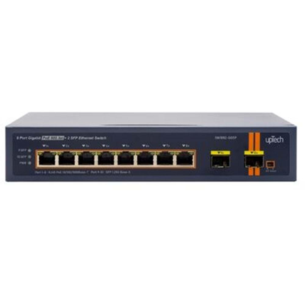 UPTECH SW1082-GGSP 8 Port 100/1000M(PoE)+2SFP PoE SWITCH