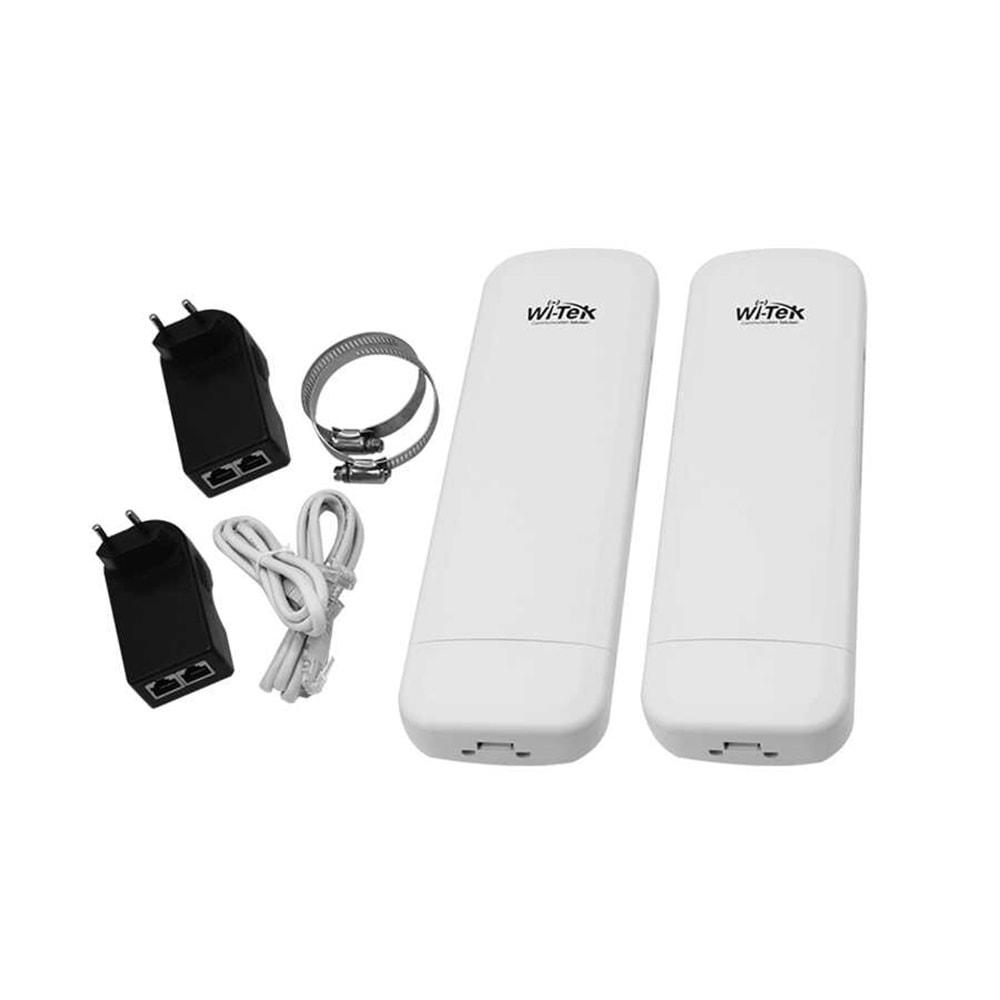 Wİ-TEK WI-CPE513P-KIT v3 5.8GHz 5KM 300Mbps Outdoor CPE Wireless Transmitter (2`li SET)