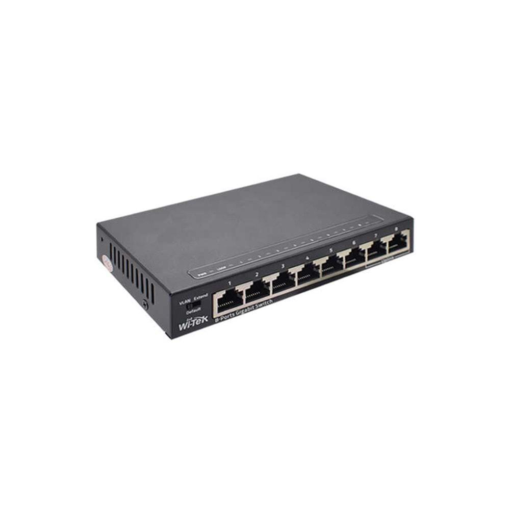 Wİ-TEK WI-SG108 v2 8 Port 100/1000M ETHERNET SWITCH