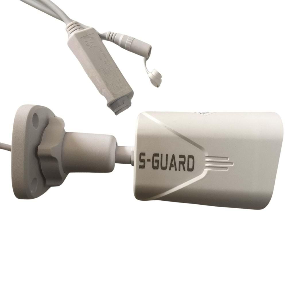 S-GUARD SG-1144PS + 4.0 MPIP H265+ Poe+STARLİGHT+ DAHİLİSESLİ GECE GÖRÜŞLÜGÜVENLİK GÜVENLİKKAMERASI