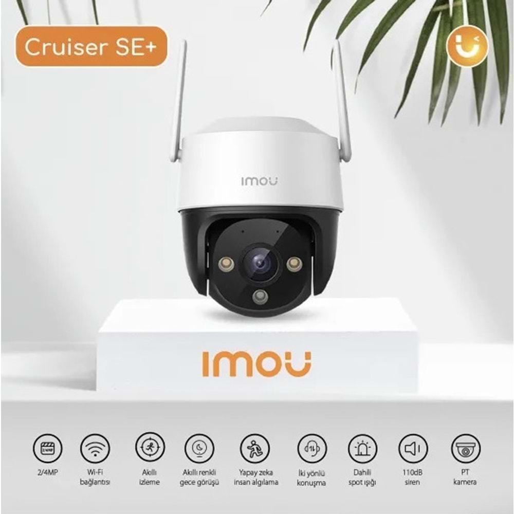 IMOU IPC-S41FEP 4MP 3.6mm DIŞ ORTAM PT KAMERA (Cruiser SE+)