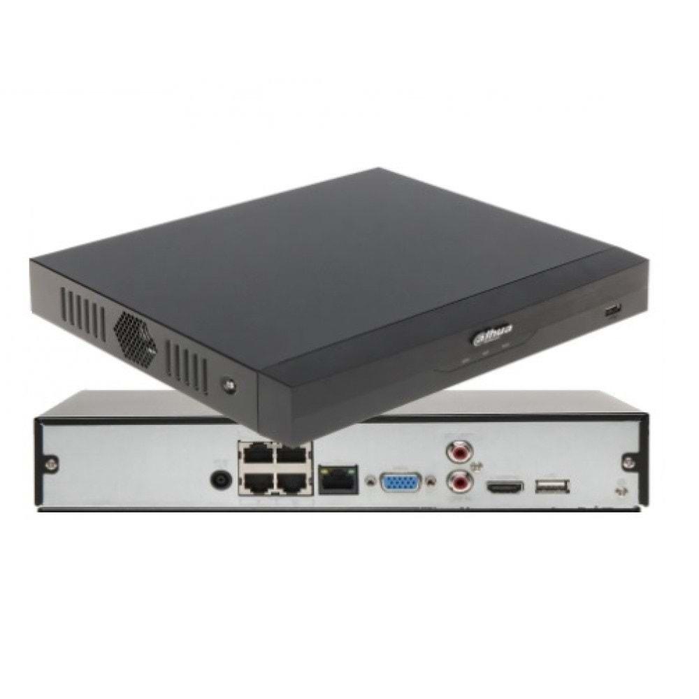 DAHUA DH-NVR2104HS-P-T 4 KANAL 4K 4 PoE NVR KAYIT CİHAZI