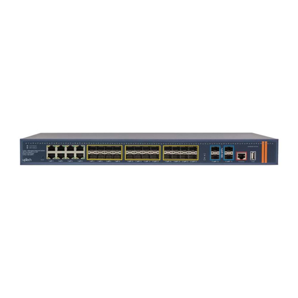 UPTECH SW30248-GSTC4X 24 Port 1000Base-X SFP 8 Port 100/1000Mbps Combo