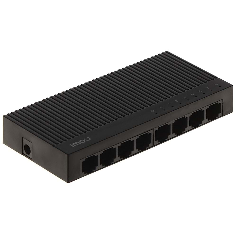 IMOU SF108C 8 PORT 100Mbps PLASTİK KASA SWİTCH