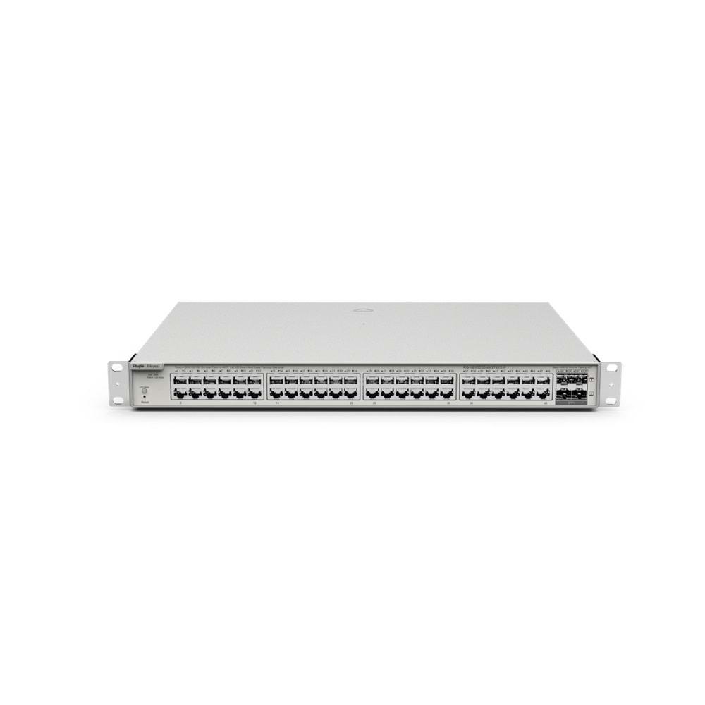 RUIJIE REYEE RG-NBS3200-48GT4XS-P 48 PORT, 10/100/1000 GİGABİT, L2 YÖNETİLEBİLİR SWİTCH, 4 10GB SFP, 48 PORT POE+