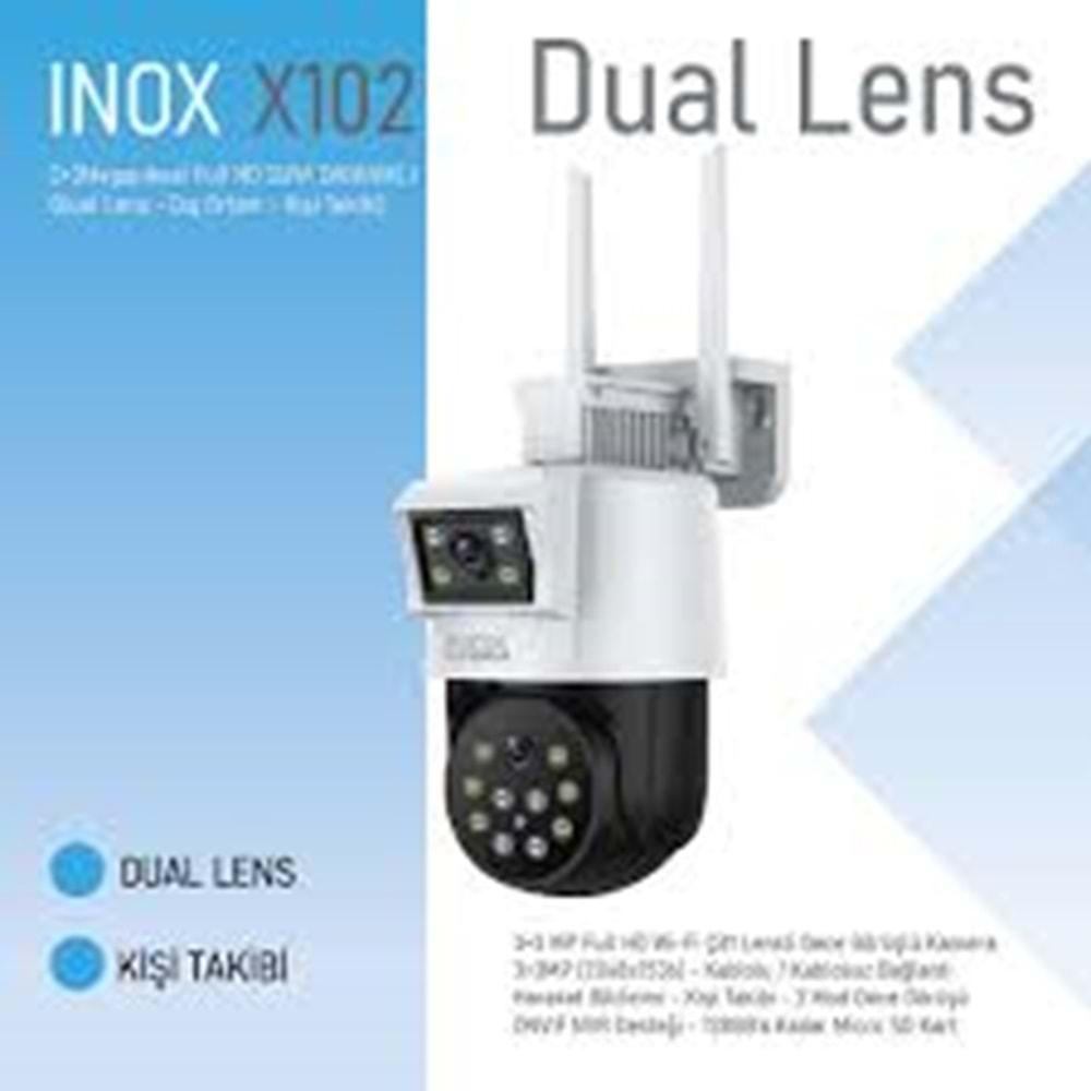 INOX-X102 3+3MP DUAL LENS WİFİ KAMERA HİEASY
