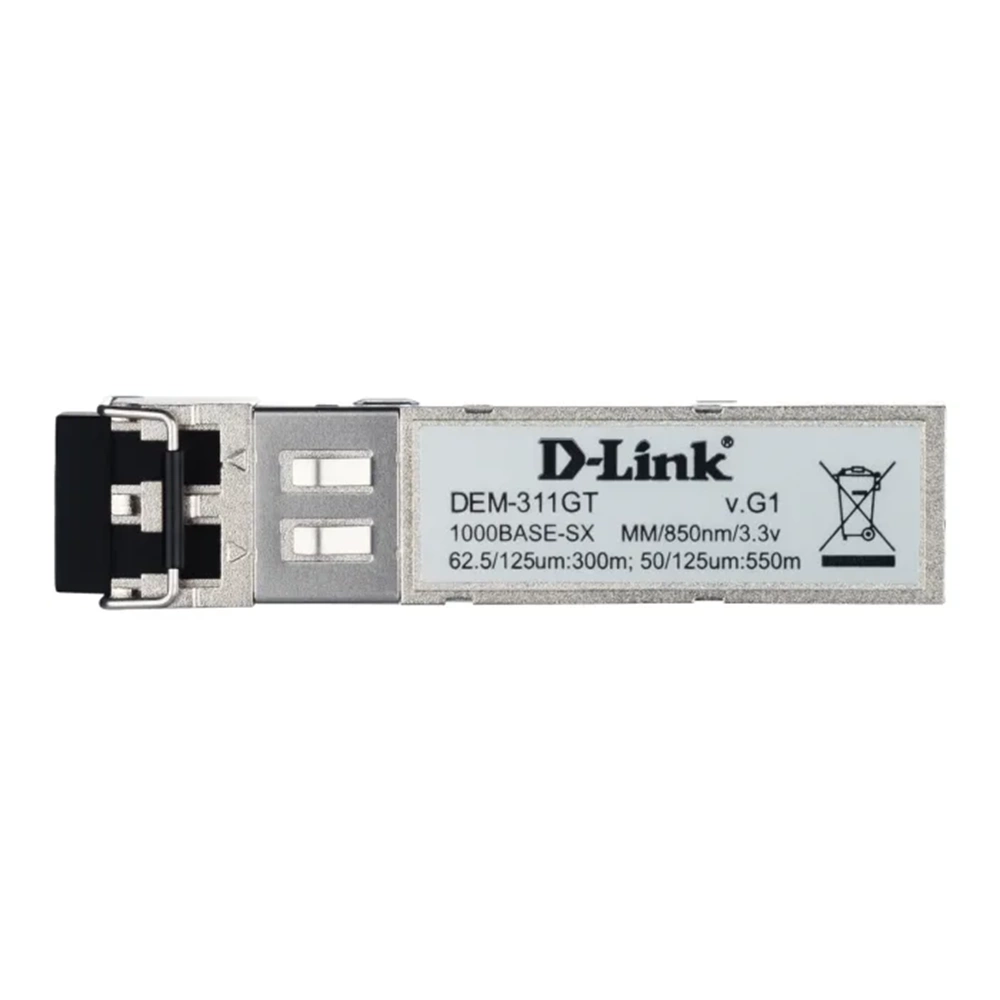 D-Link DEM-311GT Uyumlu Fiberend 1G-S-SX 1Gb/s 550m 850nm LC SFP Transceiver