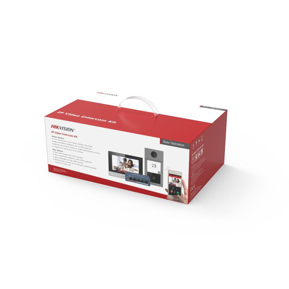 HIKVISION DS-KIS604-S AĞ-TİPİ VDO İNTEKOM SETİ
