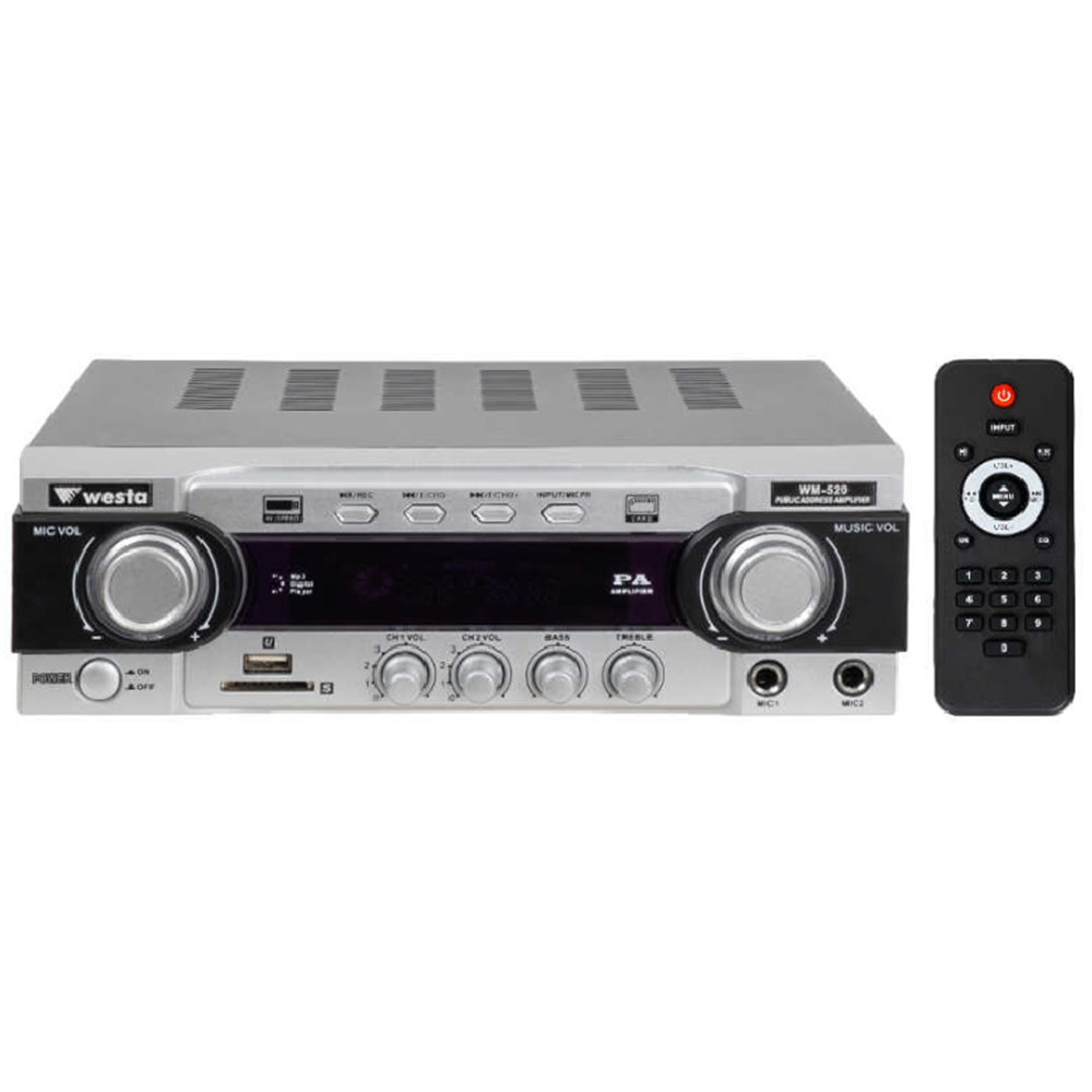 WESTA WM-520 100W 2 BÖLGE MİKSER AMFİ