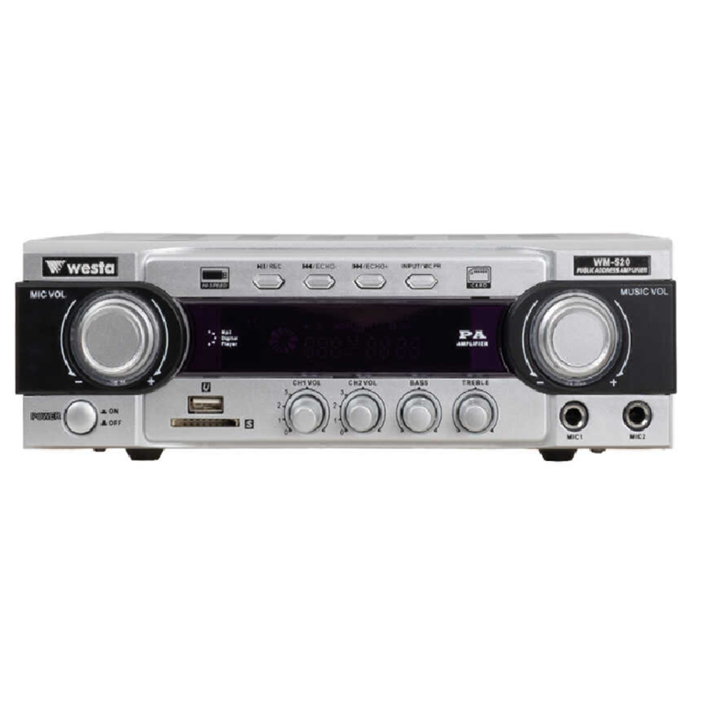 WESTA WM-520 100W 2 BÖLGE MİKSER AMFİ