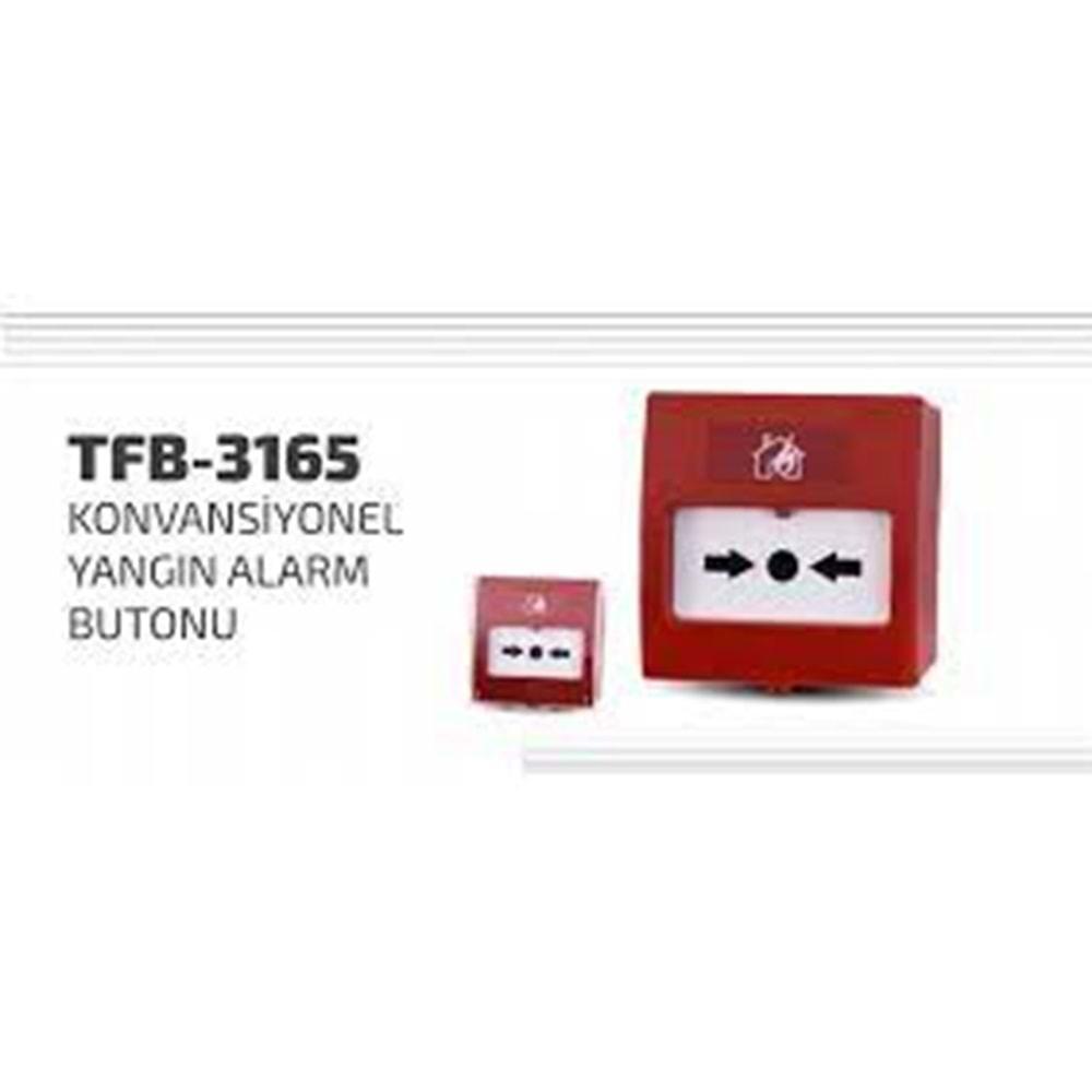 TEKNİM TFB-3165 KONVANSİYONEL YANGIN ALARM BUTONU TEKRAR KURULABİLİR