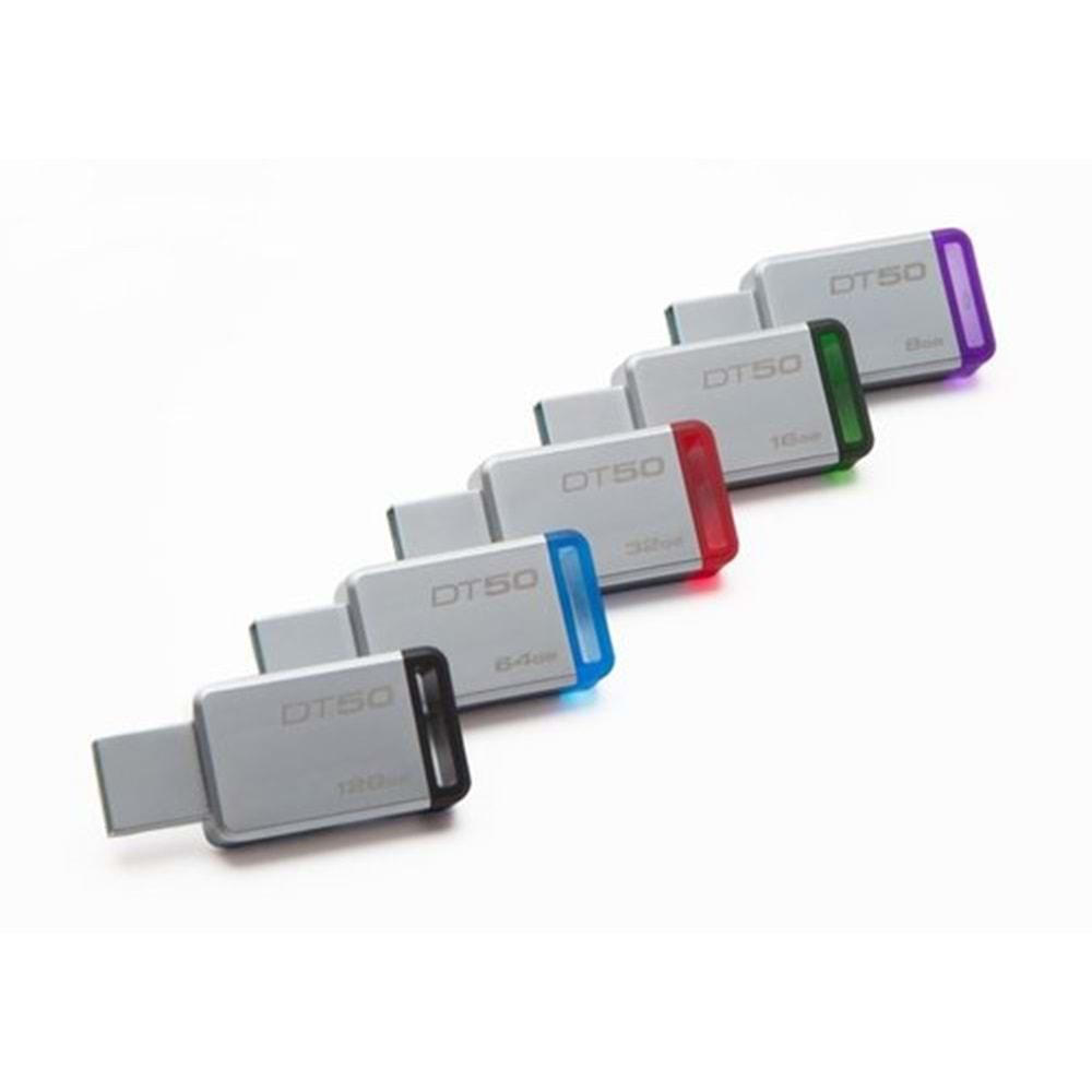 KINGSTON 64GB USB3.1 DT50/64GB FLASH BELLEK
