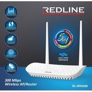 REDLINE RL-WR3200 300Mbps 5in1 Wireless AP ROUTER