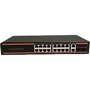 S-GUARD 16 Port 10/100M(PoE)+2 Port Gigabit Uplink+2SFP 250W PoE SWITCH