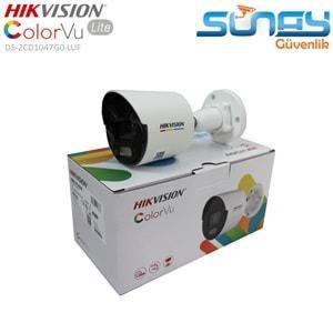 HIKVISION DS-2CD1047G0-LUF 4MP 2.8mm ColorVu 30mt IR PoE BULLET IP KAMERA