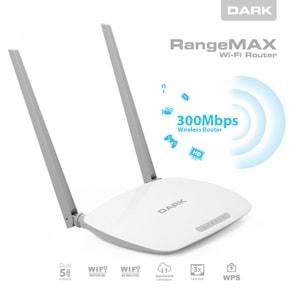 DARK RangeMAX DK-BT-WRT306 300Mbps 2x5dBi 3xLAN Wi-Fi AP ROUTER REPEATER