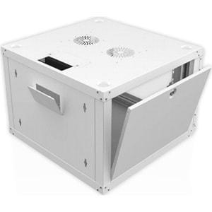 AGER 12U 600X600 MONTAJLI AGENA SERISI DUVAR TIPI KABINET (ON CITALI CAM/C- B1 BEYAZ)