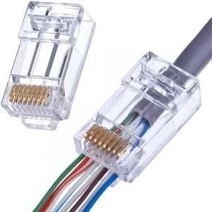 S-GUARD CAT6 RJ45 Ez PLUG 8P8X PCS (100 ADET)