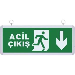 SELDA EXIT (ÇİFT YÖN) ACİL YÖNLENDİRME AŞAĞI OK