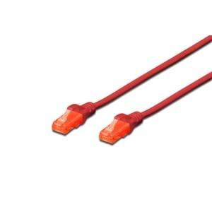 DIGITUS DK-1617-020/R CAT6 UTP PATCH CORD LSZH RED 2mt