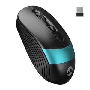 EVEREST SM-18 USB SİYAH/MAVİ 2.4Ghz OPTİK KABLOSUZ MOUSE