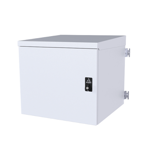 AGER 12U 600X600 AG-OB12U6060B2-D-A-M1-12U6060 MONTAJLI BASIC OUTDOOR DUVAR TIPI KABINET (ON METAL KAPAK IKI ADET KELEBEK KILITLI D-B2 7035 DIS ORTAM)