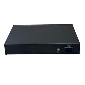S-GUARD 16P2U-200 SWITCH 16 PORT 10/100MB 2 UPLİNK 10/100/1000MB POE SWITCH