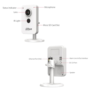 DAHUA IPC-K1430K-STW-0280B 4MP 2.8MM COMPACT Wİ-Fİ & POE KAMERA