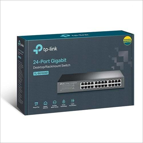 TP-LINK TL-SG1024D 24 PORT 10/100/ 1000 GIGABIT RACKMOUNT SWITCH