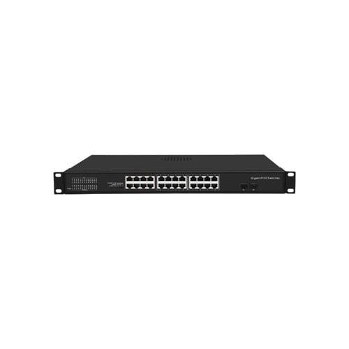 S-GUARD 24GP2U2S-300 24 Port Gigabit(PoE)+2 Port Gigabit Uplink+2 Port SFP 300W PoE SWITCH