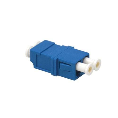 ADAPTER-LC/UPC WİTH FLANGE DUBLEX SM BLUE TWO PİE