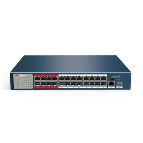 HIKVISION DS-3E0326P-E/M(B) 26 Port 10/100(PoE)+1 Port Gigabit Uplink PoE SWITCH