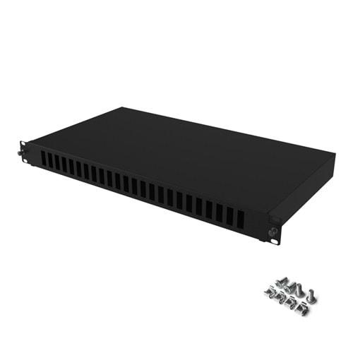 ECOSLİDE 1U 24 PORT SC-DX/LC-QD FİBER PATCH PANEL