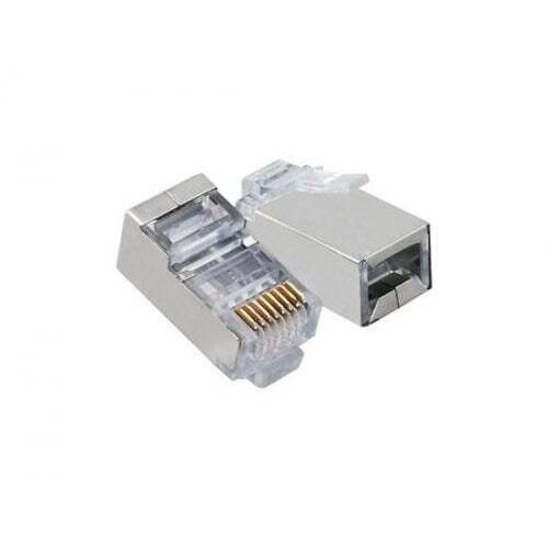 AGER ACPL6-34 AGER CAT6 FTP Modüler fiş (METAL KAPLI CAT6 JACK)