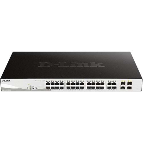 D-LINK DGS-1210-28MP 28 BAĞLANTI NOKTALI GİGABİT AKILLI YÖNETİLEBİLİR POE ANAHTARI