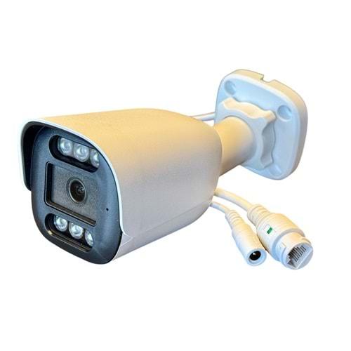 S-GUARD GBP406 4MP 3.6MM H265 SMART HYBRİD LİGHT IP SESLİ BULLET KAMERA