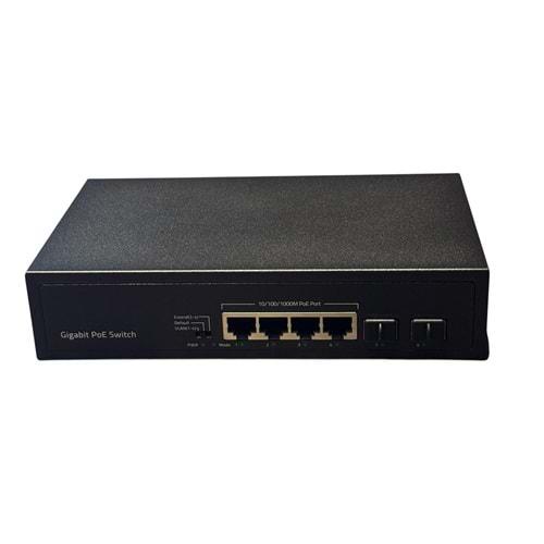 S-GUARD 4P2S POE SWITCH 4 PORT 10/100/1000MB 2 SFP PORT 10/100/1000MB