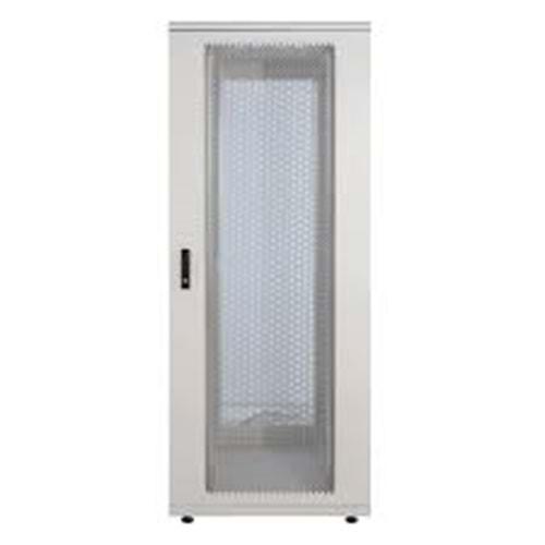 AGER 42U 600X1000 ŞİFRELİ MONTAJLI VEGA SERISI DIKILI TIP KABINET (ON TEK ACILIM CITALI CAM/B - S1 SİYAH) AG-DG42U6010S1-BIAA-A1-M1-42U6010