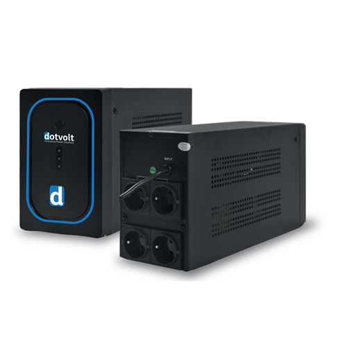 DOTVOLT LN PLUS 1000 VA LINE INTERACTIVE UPS-1 X 12V 9AH