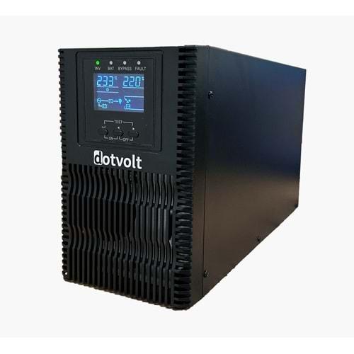 DOTVOLT VOLT MN PLUS 2 KVA 1/1 ONLINE UPS-4 X 12V 9AH PF;1