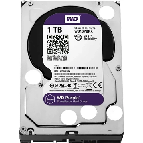 WESTERN DİGİTAL PURPLE WD10PURX SATA 3.0 5100 RPM 3.5