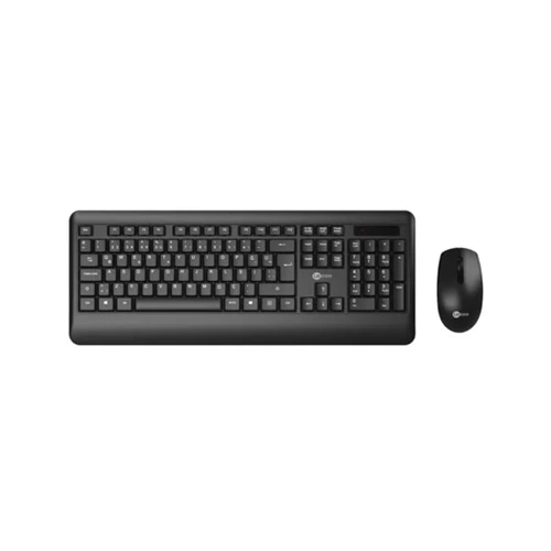 LECOO KW200 KABLOSUZ TÜRKÇE Q KLAVYE & MOUSE SET - SİYAH