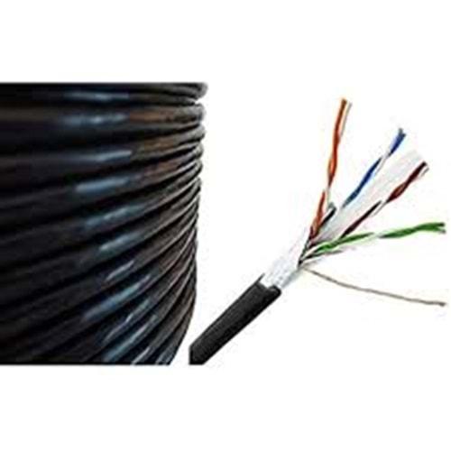 GABBLE FTP 23AWG 305M DIŞORTAM CAT6 SİYAH