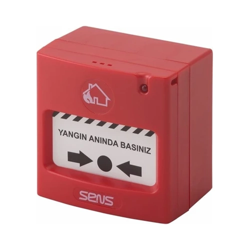SENS RESETLENEBİLİR KONVANSİYONEL YANGIN İHBAR BUTONU