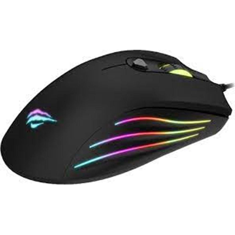 GameNote MS1002 Kablolu RGB Gaming Mouse SiyahUSB/Ayarlanabilr RGB ışıklı/DPI,1.62m kablo boyu