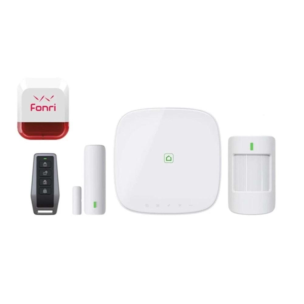 FONRI 4G SET (PANEL HARİCİ SİREN 1MK 1PIR 1KUMANDA)