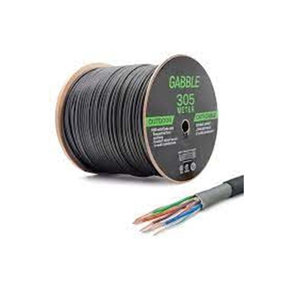 GABBLE CAT6 DIŞ ORTAM KABLO 305mt 24AWG (0.50mm)