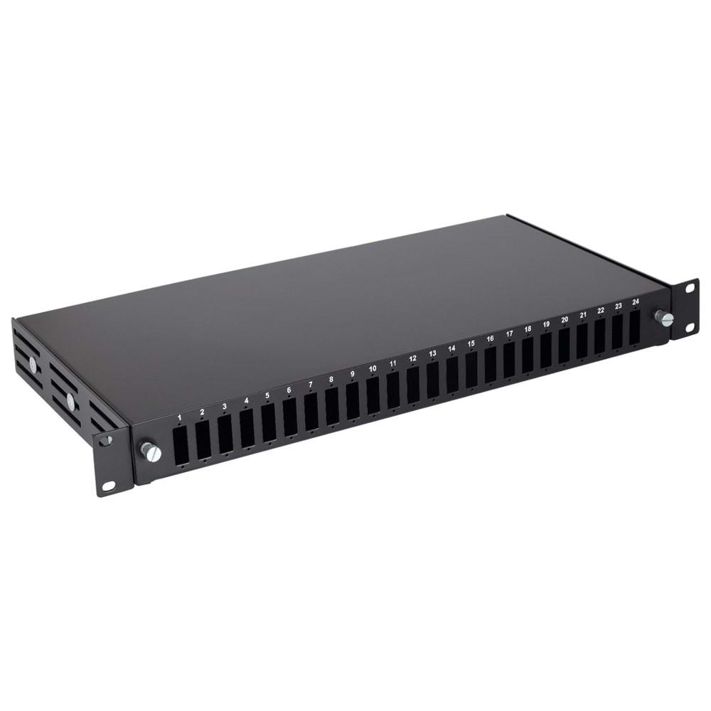 24 PORT FİBER OPTİK PATCH PANEL TERMİNASYON BİRİMİ SC/MM